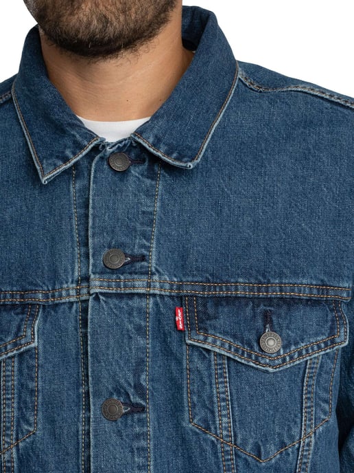 Levi's Truckerjack Met Relaxte Pasvorm, Blauw - Image 4