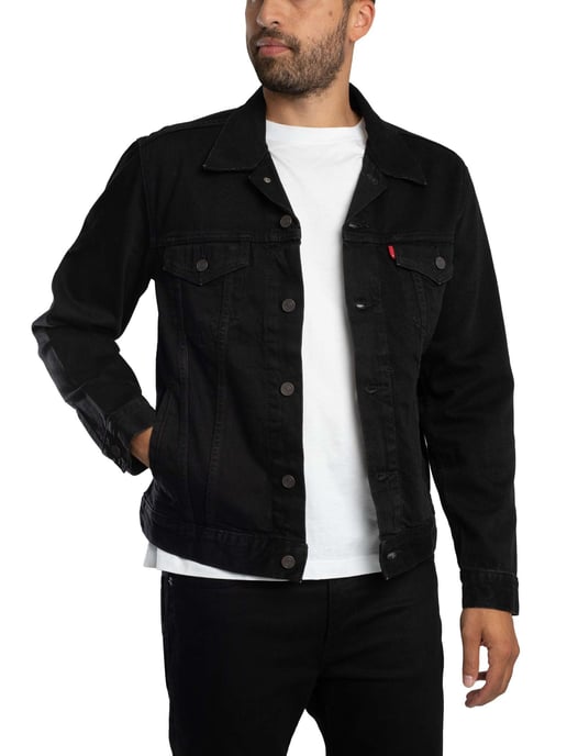 Levi's Denim Truckerjack, Zwart - Image 2