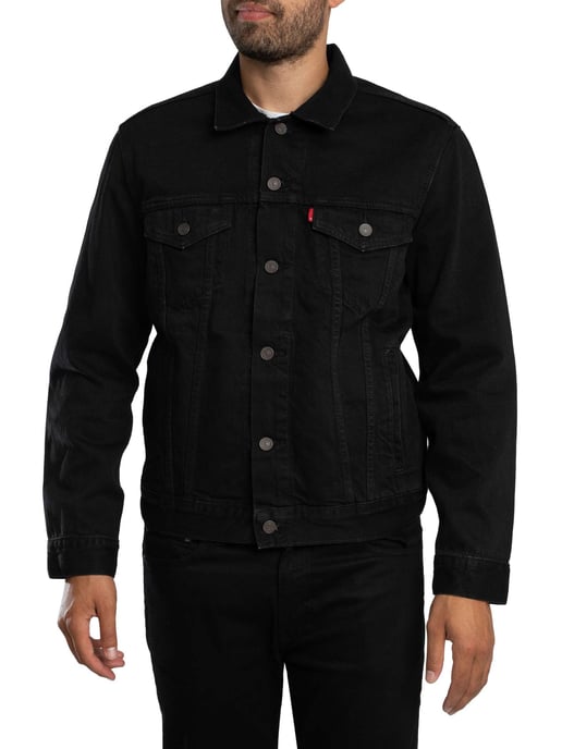 Levi's Denim Truckerjack, Zwart - Image 3