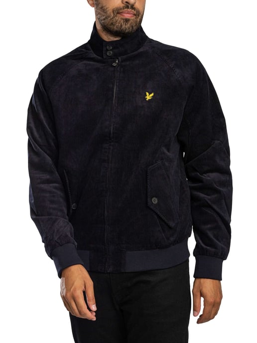 Lyle & Scott Corduroy Harrington-Jas, Blauw - Image 2