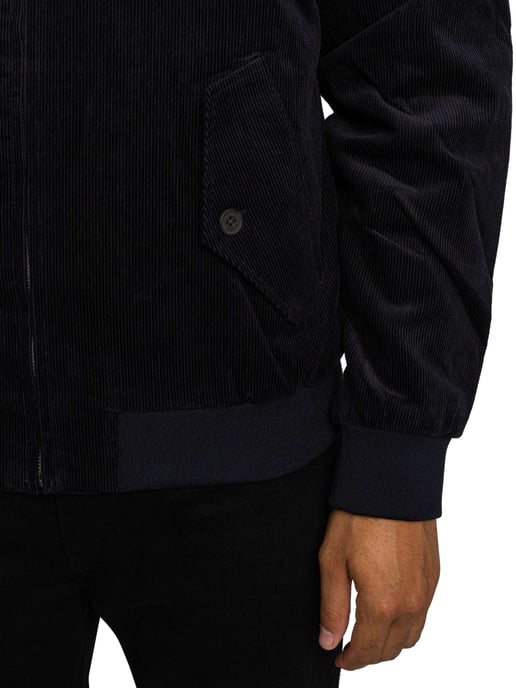 Lyle & Scott Corduroy Harrington-Jas, Blauw - Image 4