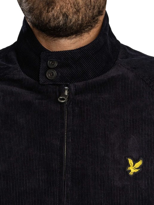 Lyle & Scott Corduroy Harrington-Jas, Blauw - Image 5