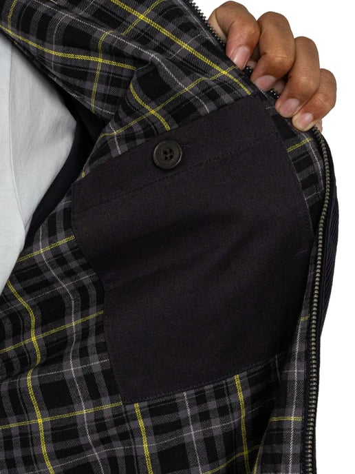 Lyle & Scott Corduroy Harrington-Jas, Blauw - Image 6
