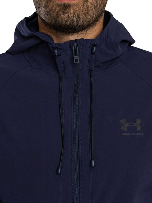 Under Armour Vibe Geweven Jas, Blauw - Image 5