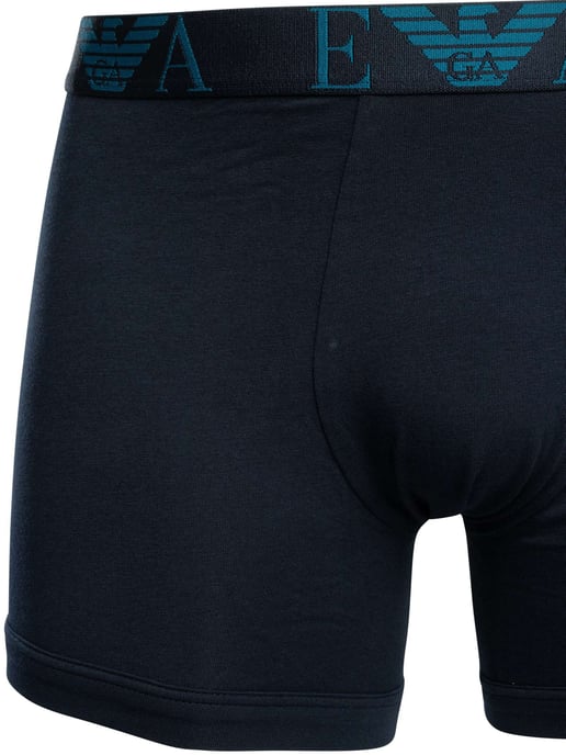 Emporio Armani 3-Pack Boxershorts, Blauw - Image 3