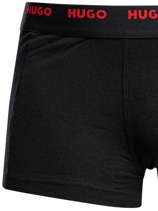 HUGO 5-Pack Katoenen Stretchboxers, Grijs - Image 3