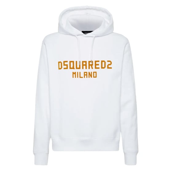 Dsquared2 Milano Logo Cool Fit Witte Hoodie - Image 1