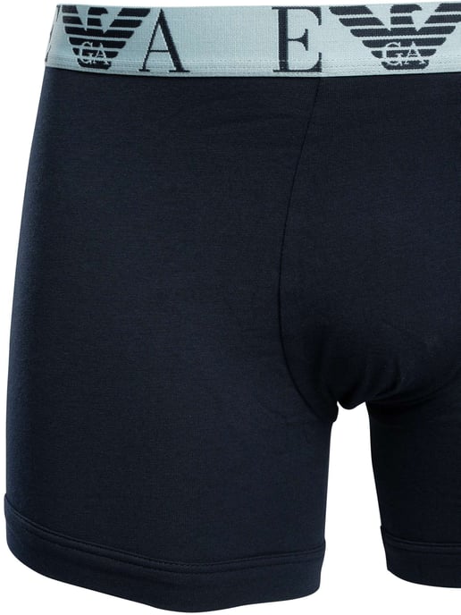 Emporio Armani 3-Pack Boxershorts, Blauw - Image 3