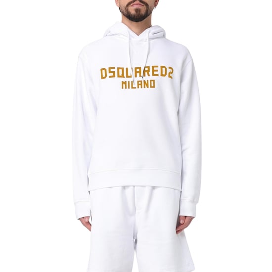 Dsquared2 Milano Logo Cool Fit Witte Hoodie - Image 3