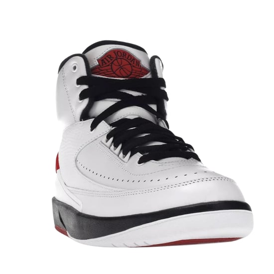 Nike Air Jordan 2 Retro Sneakers Met Rode Details En Witte Accenten - Image 3