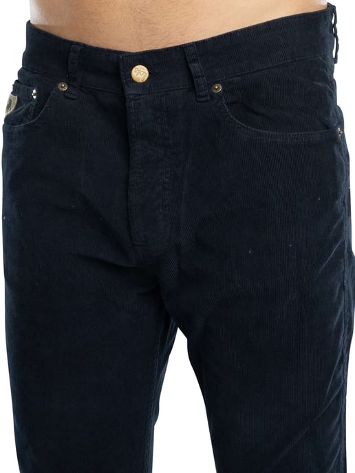 Lois Jeans Dario Boot Dunne Corduroy Jeans, Blauw - Image 5