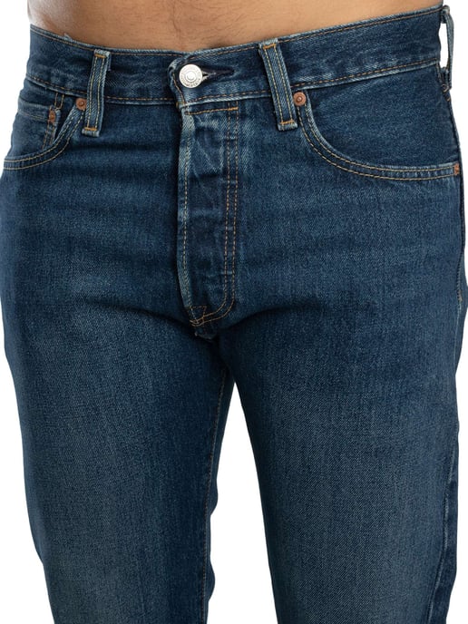 Levi's 501 Original Jeans, Blue - Image 5