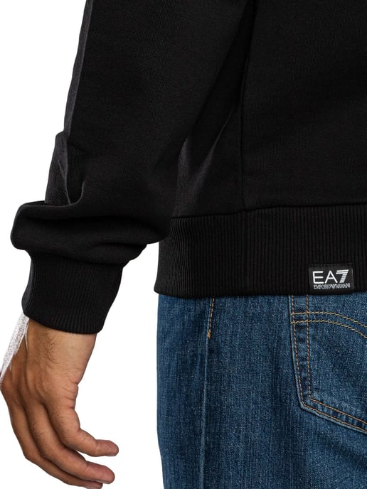 EA7 Big Logo Graphic Sweatshirt, Black - Image 5