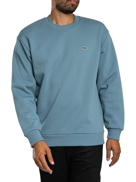 Lacoste Logo Sweatshirt, Blue - Image 1