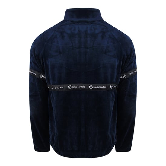 Sergio Tachini Marineblauwe Fluwelen Trainingsjas - Image 2