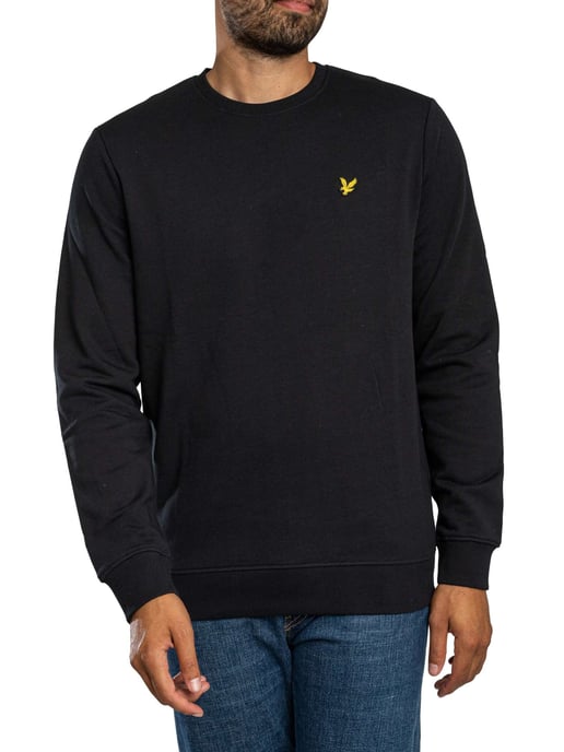 Lyle & Scott Sweatshirt Met Geborduurd Logo, Zwart - Image 2
