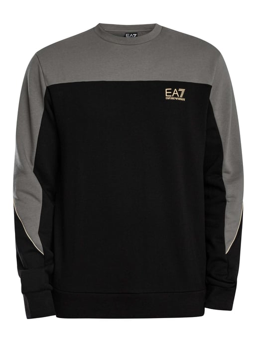 EA7 Tweekleurige Sweater, Zwart - Image 5
