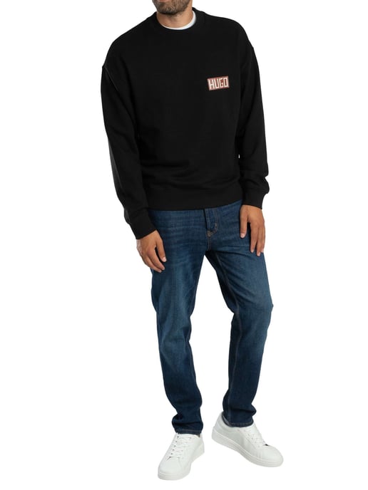 HUGO Durec Back Graphic Sweatshirt, Zwart - Image 6