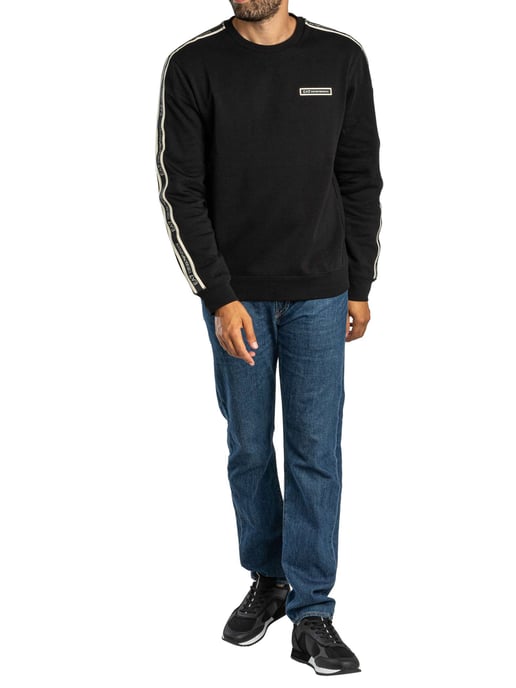 EA7 Box-Logo Sweatshirt, Zwart - Image 5