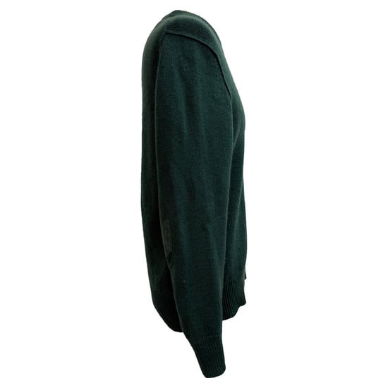 Burberry Brit Elbow Patchwork in Green Cashmere - Image 2