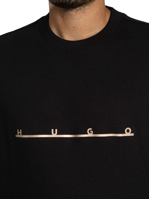 HUGO Datrisweat Sweatshirt, Zwart - Image 4