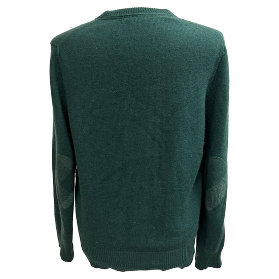 Burberry Brit Elbow Patchwork in Green Cashmere - Image 3