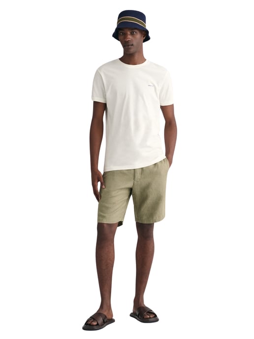 GANT Mens Short Sleeve Contrast Logo T-Shirt - Image 4