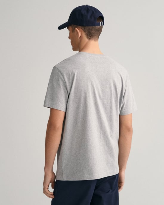 GANT Mens Regular Fit Short Sleeve Shield Logo T-Shirt - Image 2
