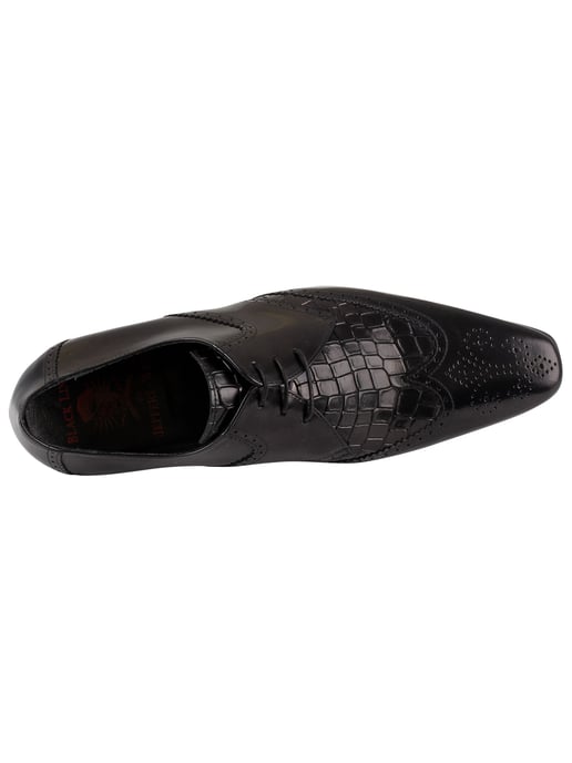 Jeffery West Leren Derby-Schoenen, Zwart - Image 6