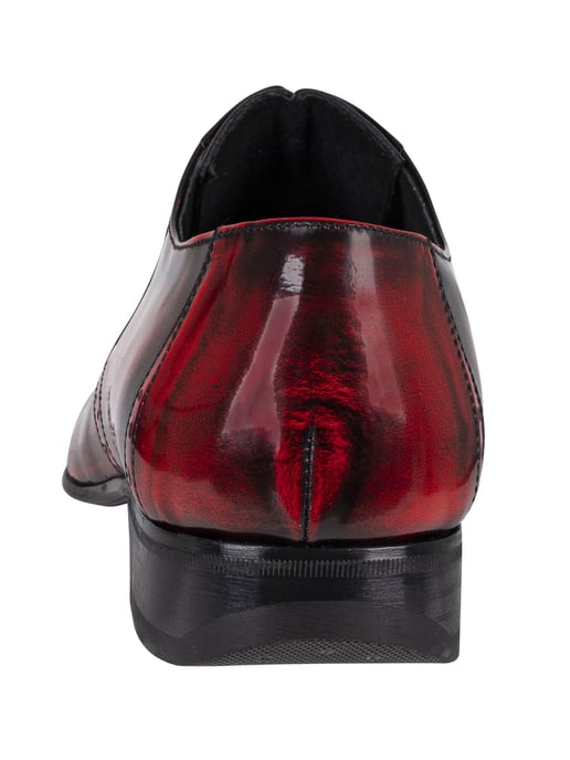 Jeffery West Derby Lederen Schoenen, Rood - Image 5