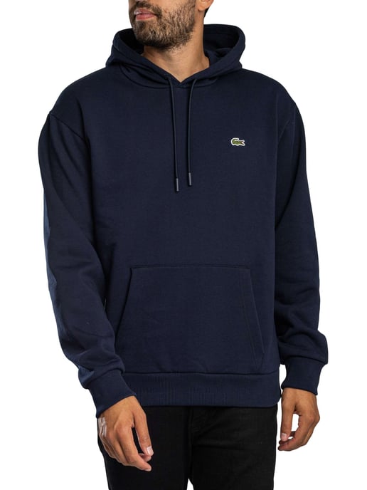 Lacoste Logo Pullover Hoodie, Blue - Image 2