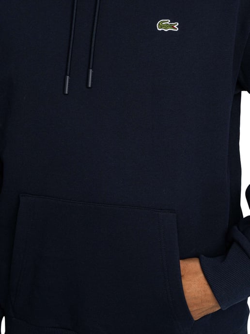 Lacoste Logo Pullover Hoodie, Blue - Image 4