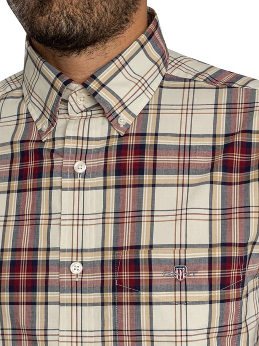 GANT Normale Poplin Ruit Overhemd, Veelkleurig - Image 4