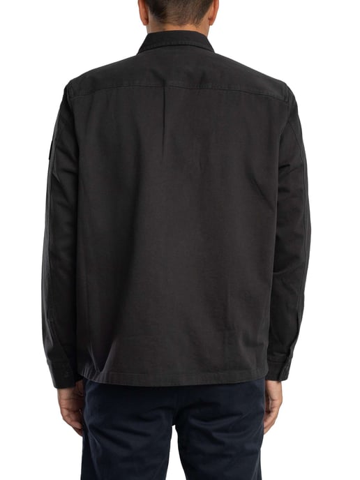 BOSS Lorum Zip Overshirt, Zwart - Image 4