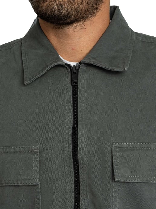 BOSS Lorum Overshirt, Groen - Image 5