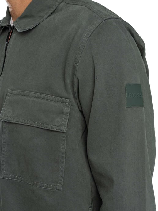 BOSS Lorum Overshirt, Groen - Image 6