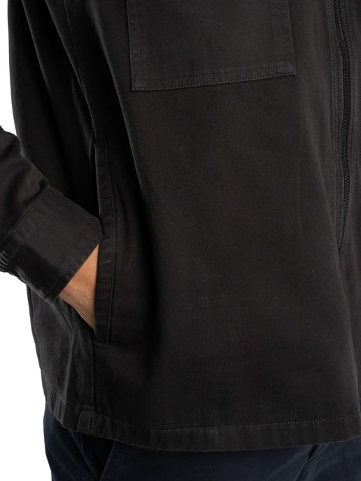 BOSS Lorum Zip Overshirt, Zwart - Image 6