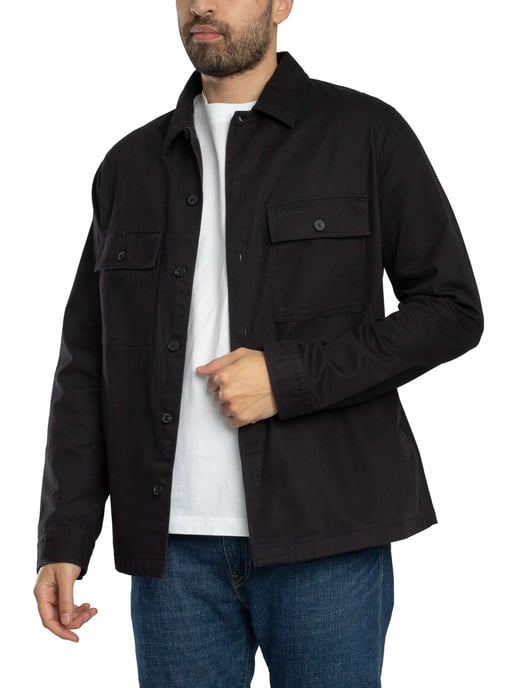 HUGO Epoldo Overshirt, Black - Image 2
