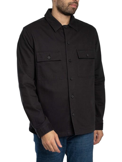 HUGO Epoldo Overshirt, Black - Image 3