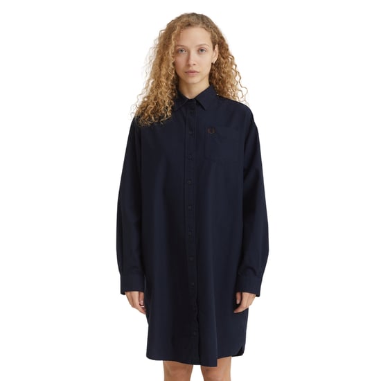 Fred Perry Overhemd Met Knoopsluiting, Marineblauwe Jurk - Image 3