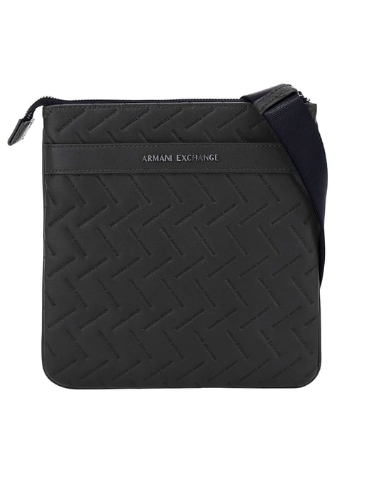 Armani Exchange Messenger-Tas Met Ingebouwd Merklogo, Zwart - Image 1