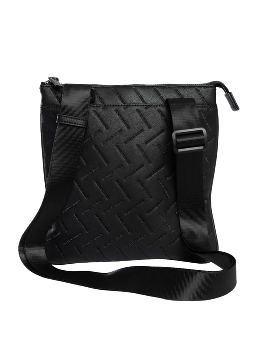 Armani Exchange Messenger-Tas Met Ingebouwd Merklogo, Zwart - Image 4
