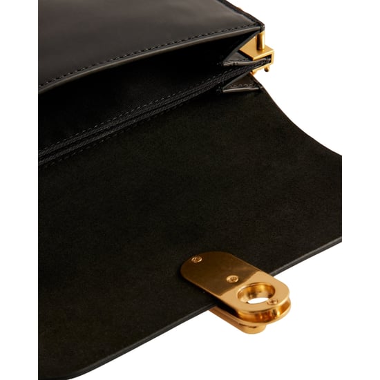 Ted Baker Kkaysa Polished Small Black Leather Crossbody Bag - Image 3