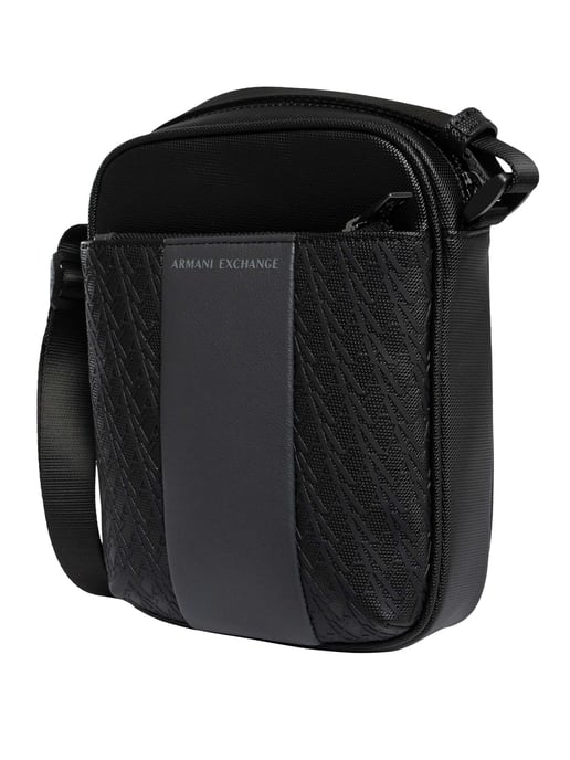 Armani Exchange Brand Crossbody Bag, Black - Image 2
