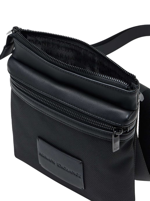 Armani Exchange Crossbodytas Met Box-Logo, Zwart - Image 4