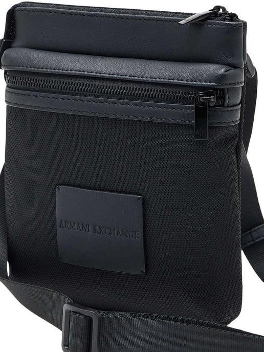 Armani Exchange Crossbodytas Met Box-Logo, Zwart - Image 5