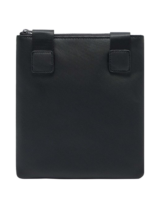 Armani Exchange Textured Logo Crossbody Bag, Black - Image 3