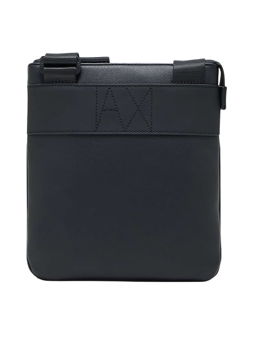 Armani Exchange Flat Crossbody Bag, Black - Image 3