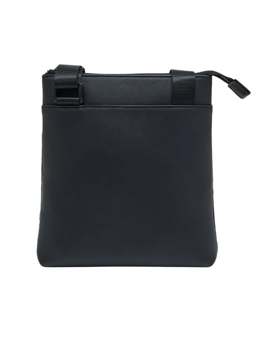 Armani Exchange Flat Crossbody Messenger Bag, Black - Image 2