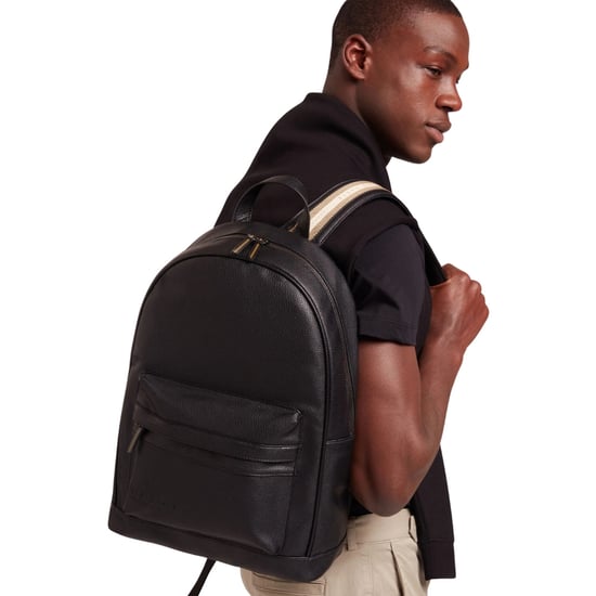Ted Baker Kaileb Faux Leather Webbing Black Backpack - Image 5